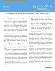 An updated roadmap to Mercury Avoided in Six (6) Project’s Sites in 2022